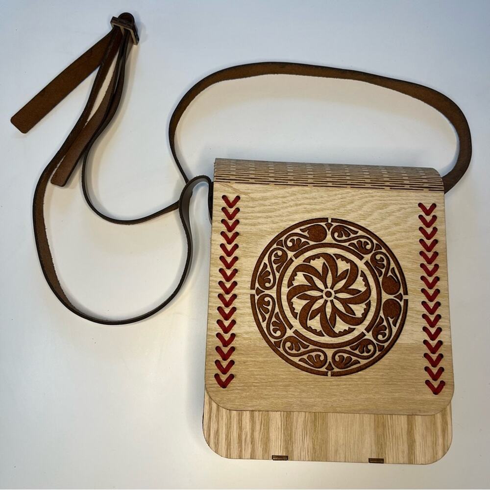 Wooden Handmade Bag Purse